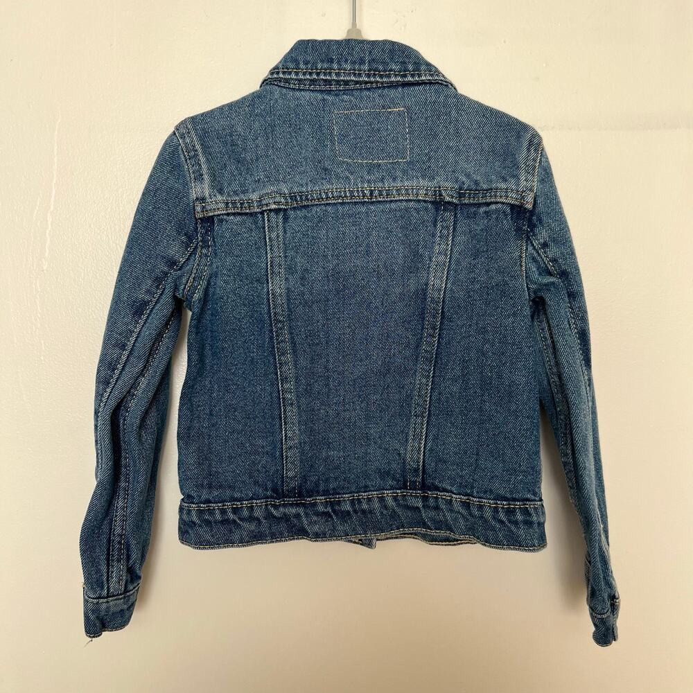 Levi’s Kids Denim Trucker Jacket Blue Cotton Classic Western Jean Jacket - Picture 2 of 10